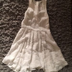 A white Abercrombie and Fitch dress